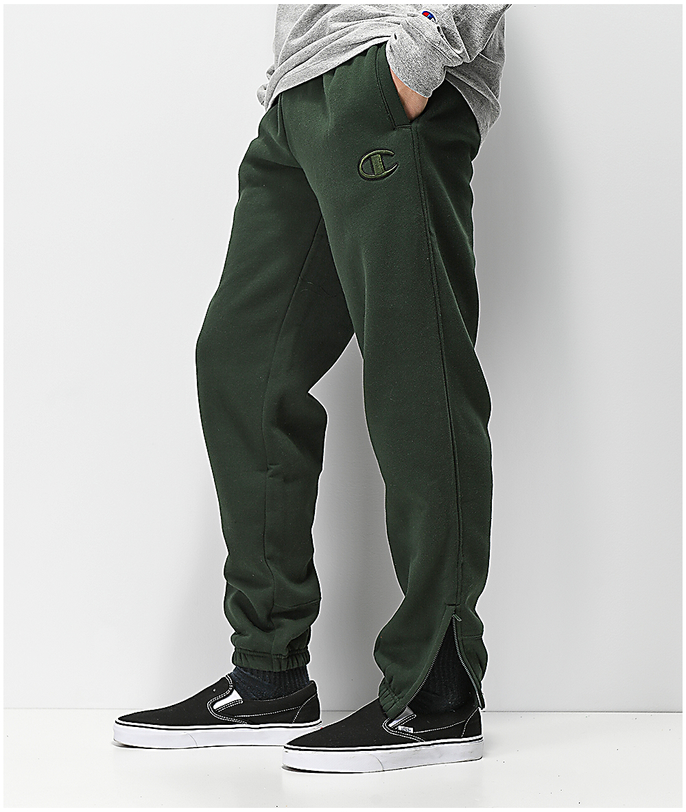 forest green sweatpants