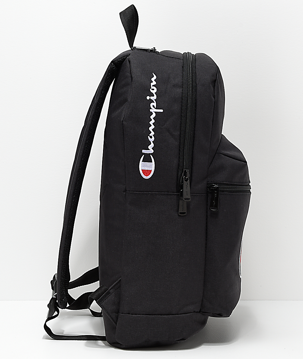 champion supercize 2.0 black & white backpack