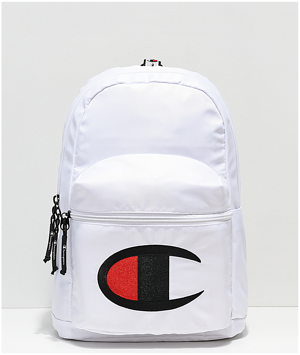 mochila blanca