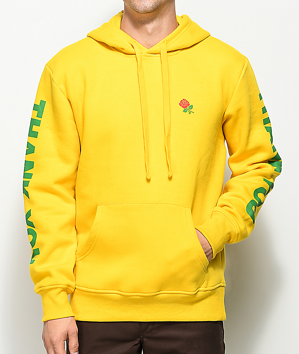 hoodie that says yellow