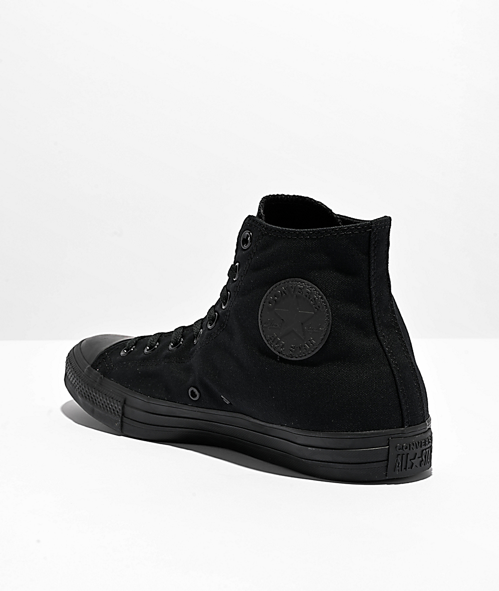 converse all star all black
