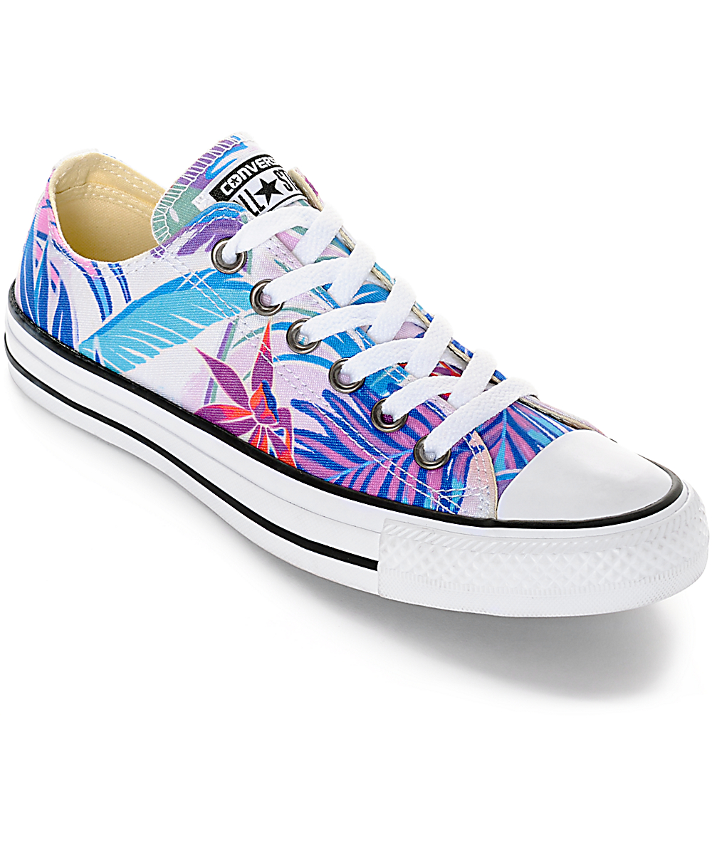 converse white flowers