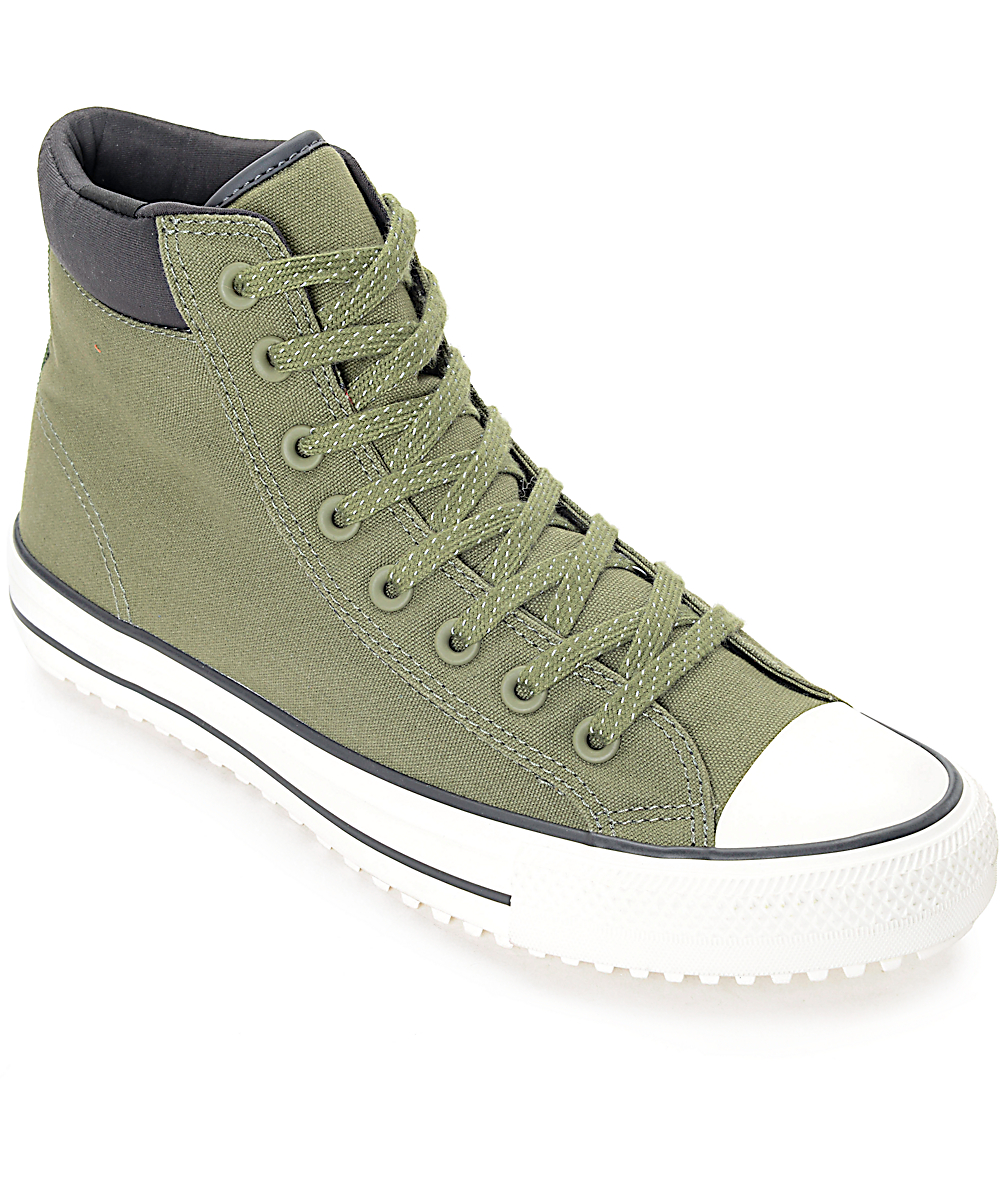 green converse boots