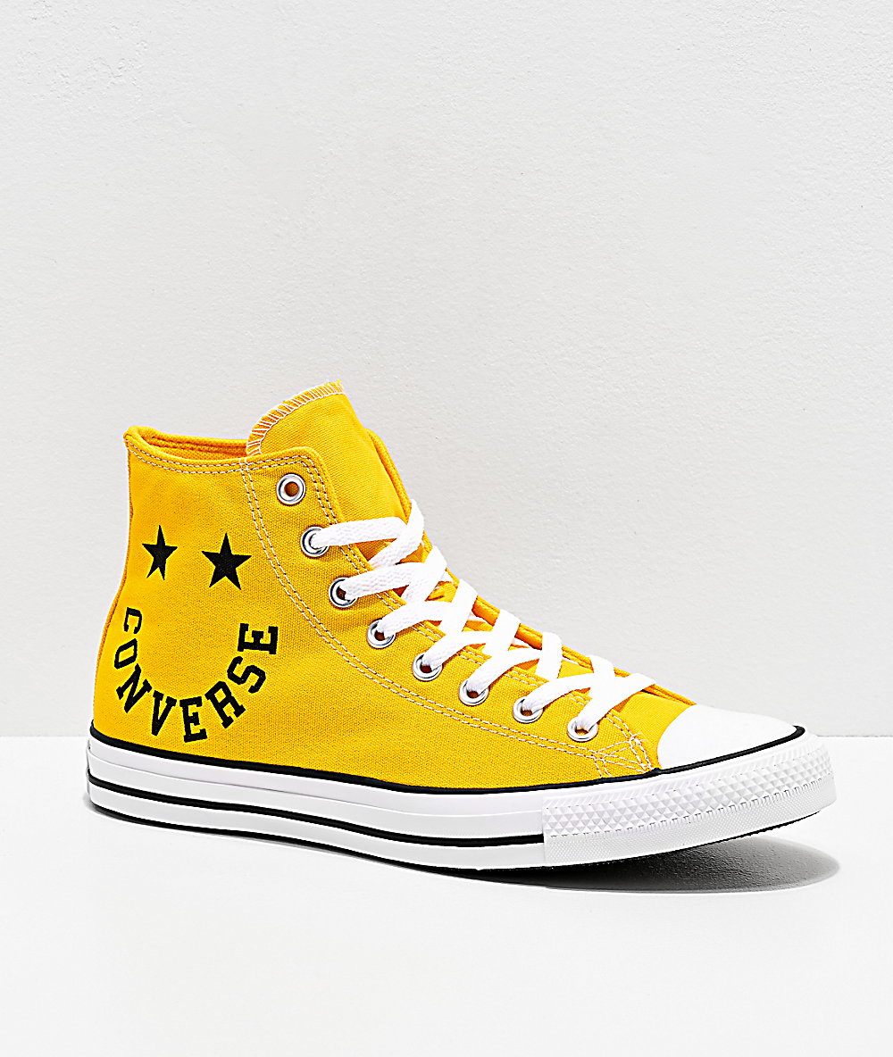 all star shoes yellow