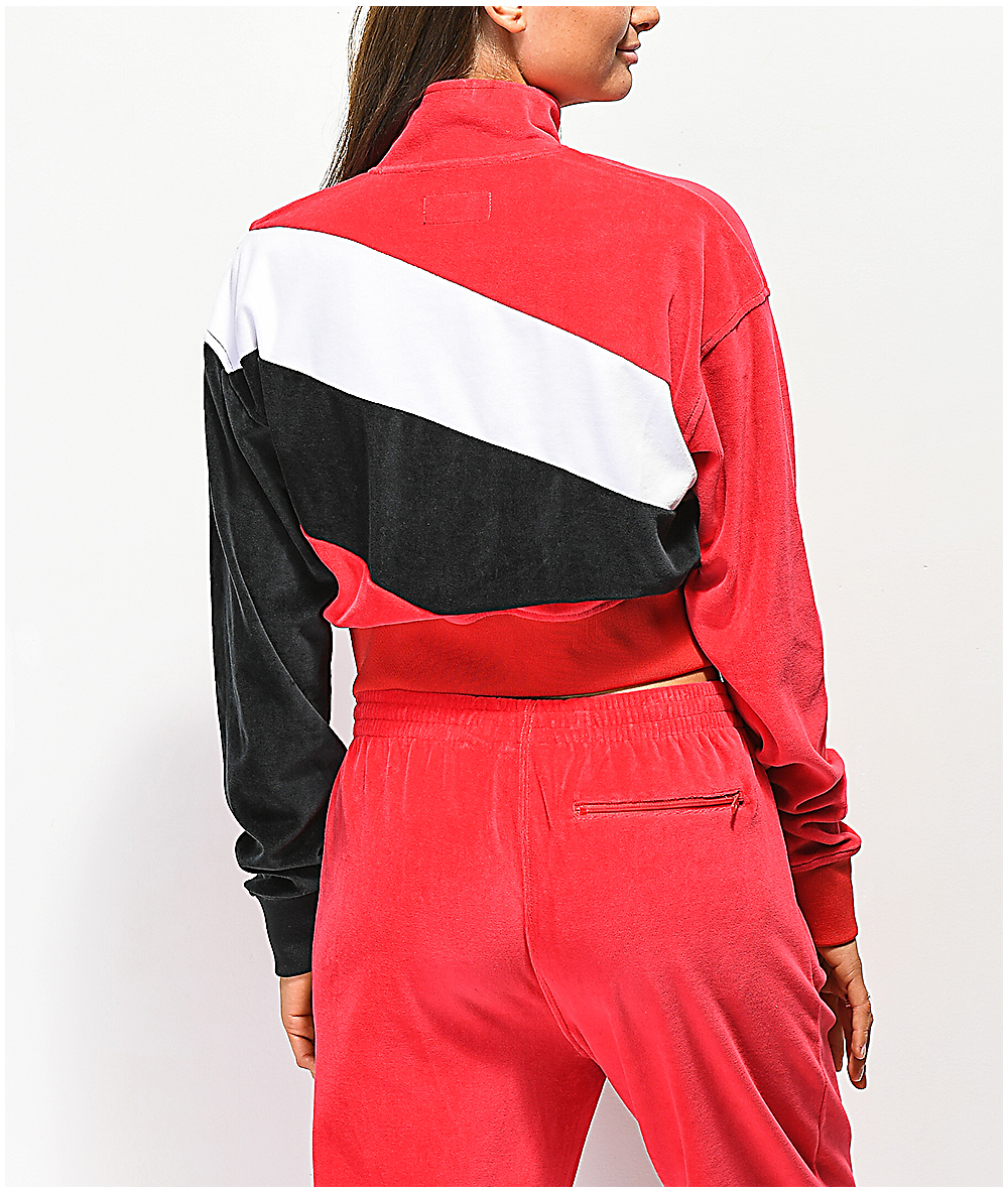 converse color block track jacket