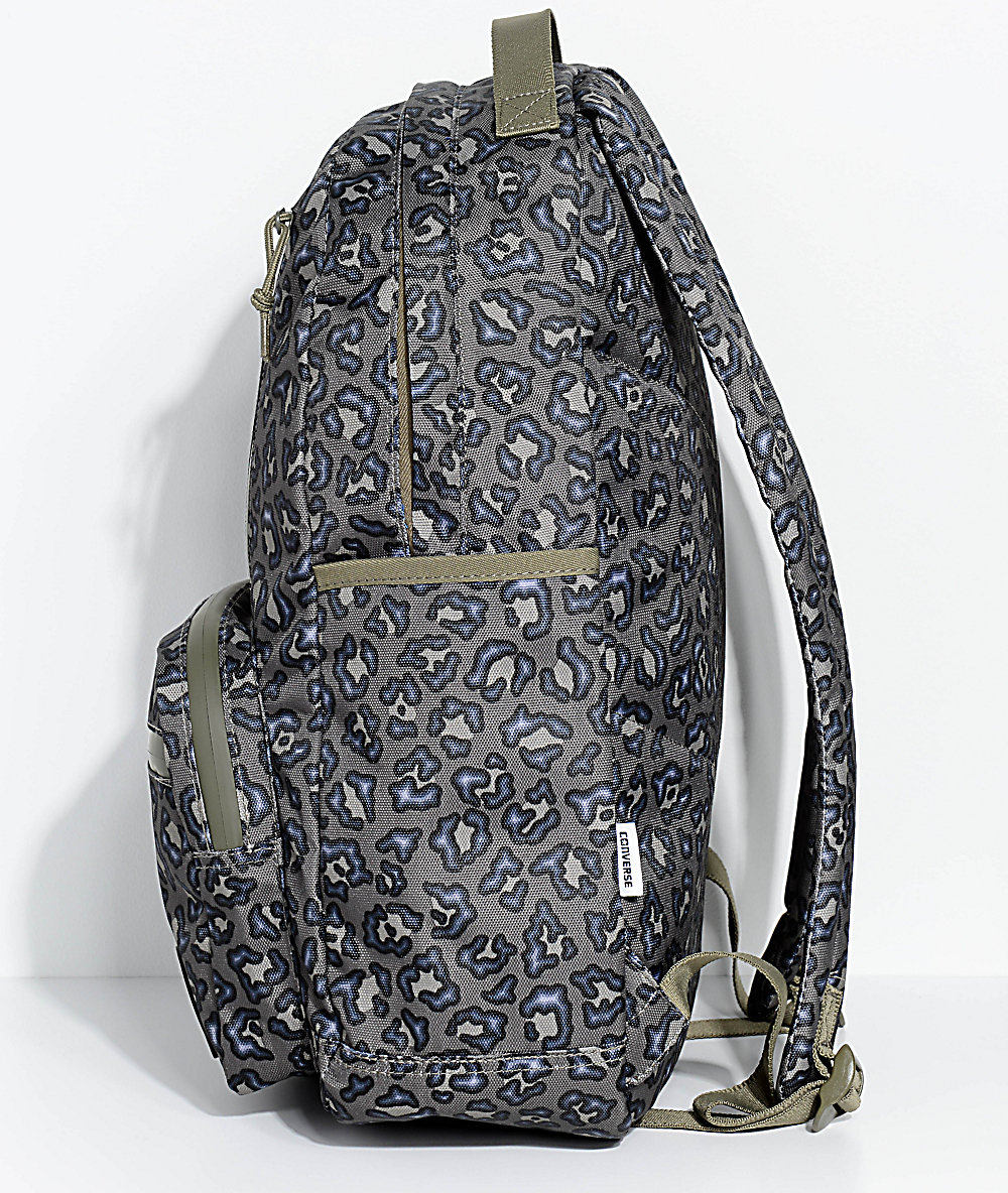 converse leopard print bag
