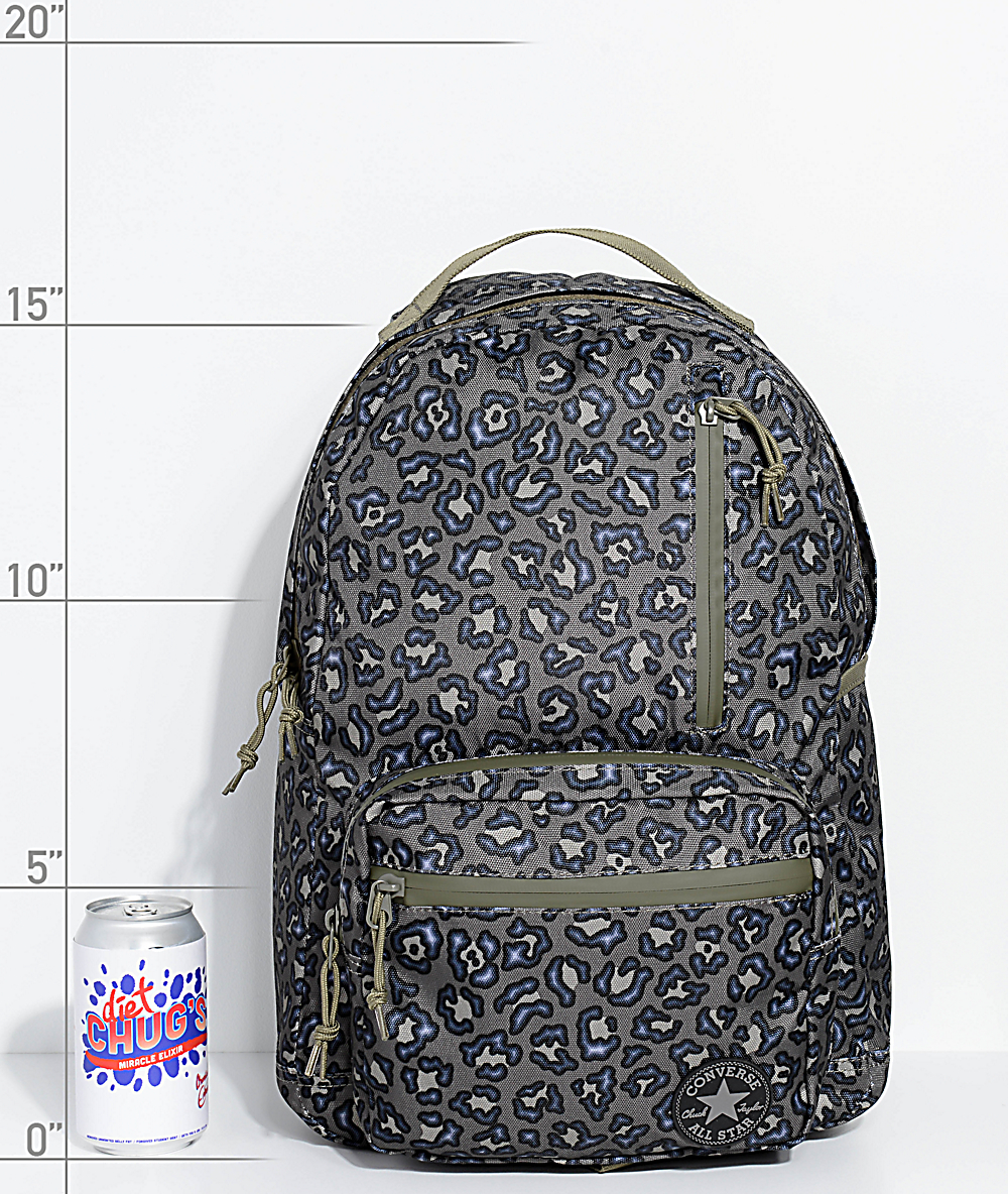 converse leopard print bag