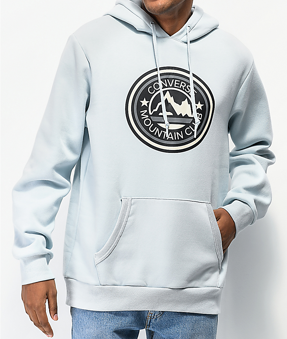 mens blue converse hoodie