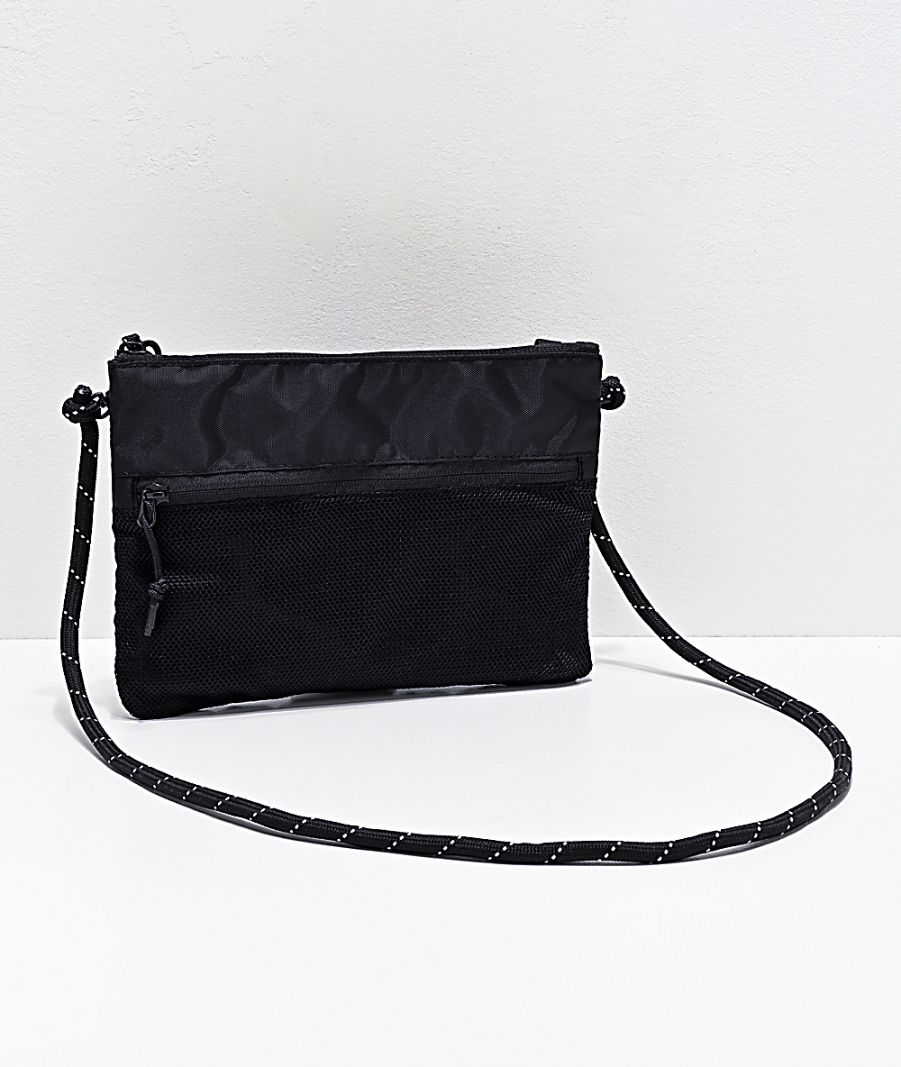 converse messenger bag black