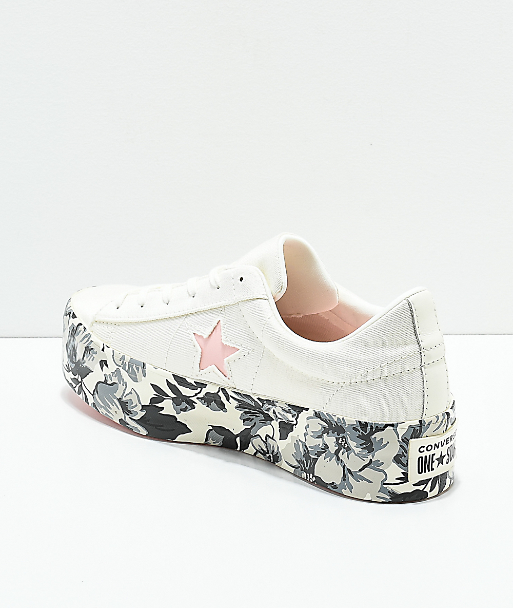 converse floral mary jane shoes