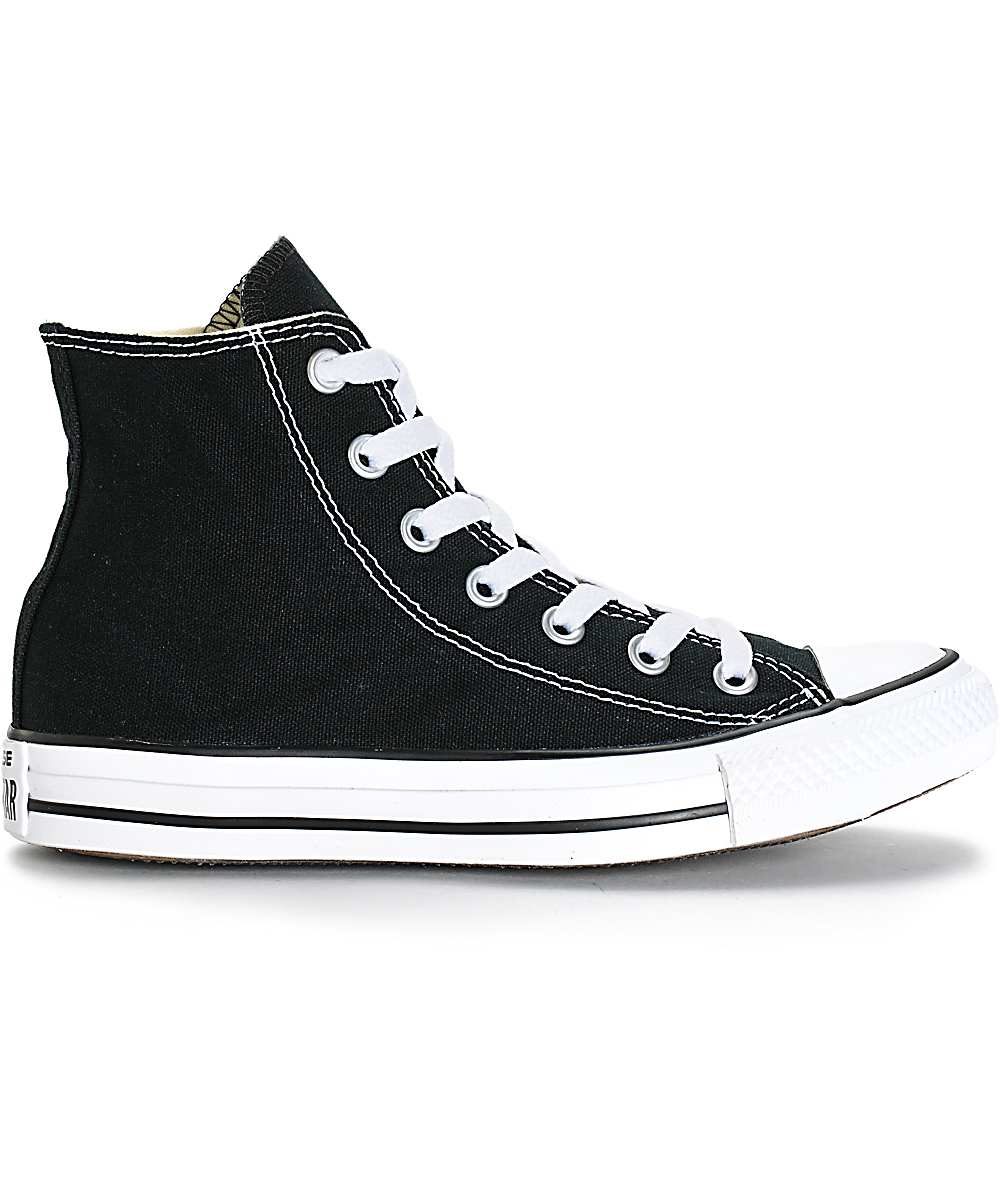 black high top converse womens