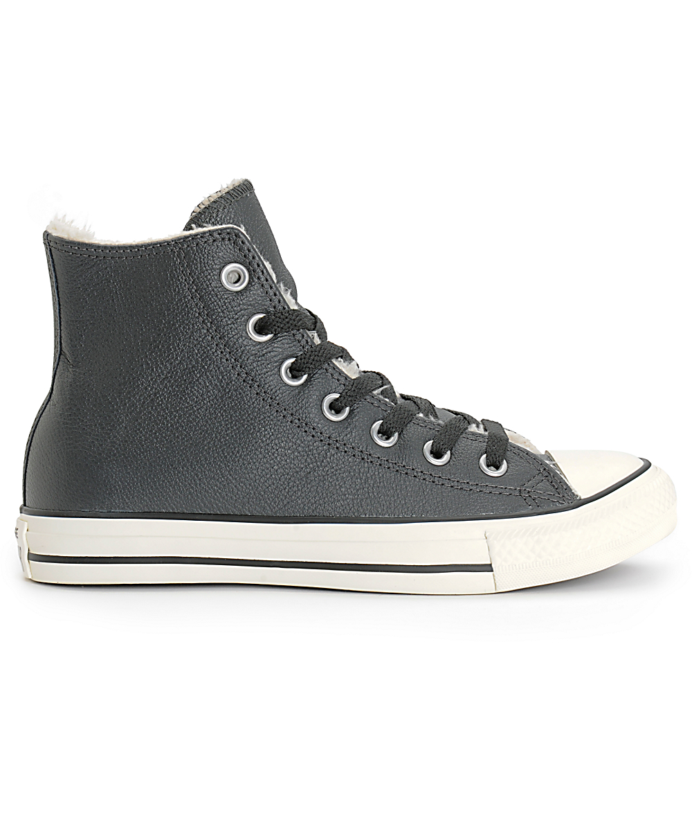 leather converse for ladies