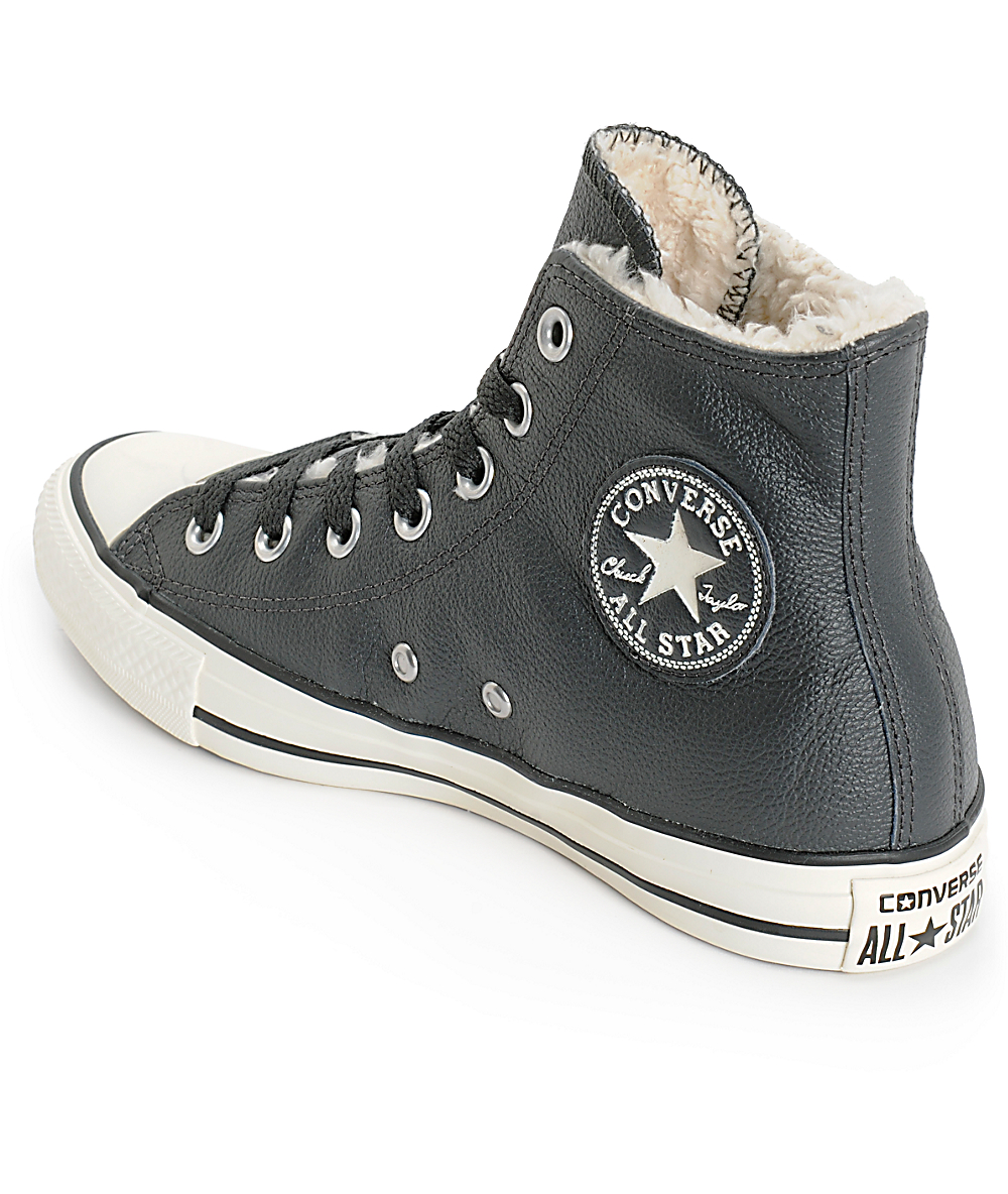 leather converse for ladies