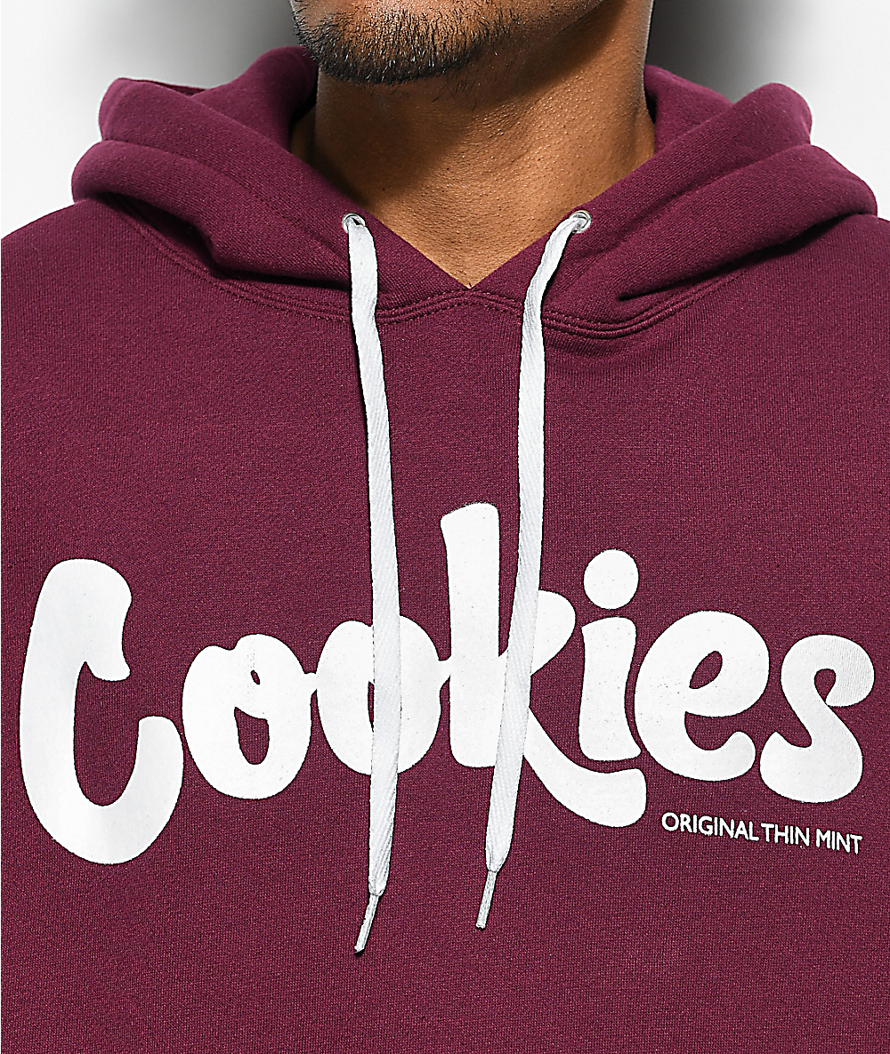 Cookies Thin Mint Burgundy Hoodie | Zumiez