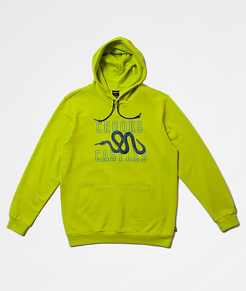 volt green hoodie