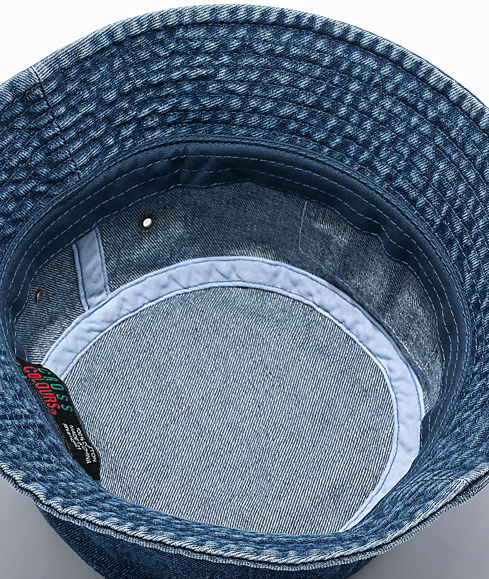 cross colours denim bucket hat