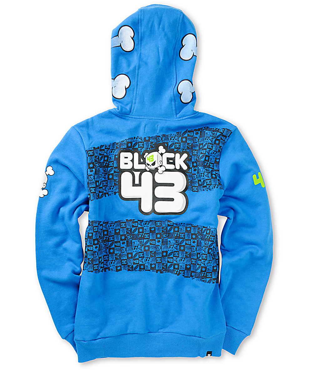 boys blue zip hoodie