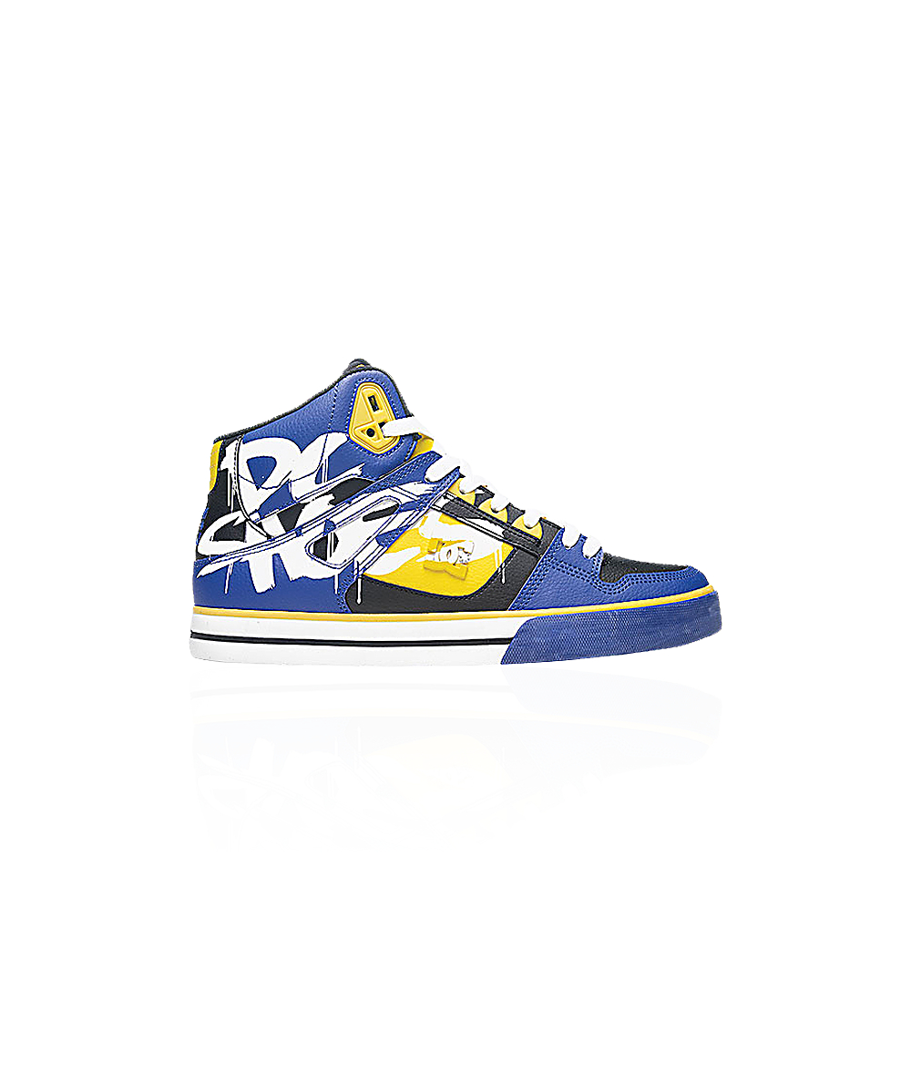 ken block blue shoes