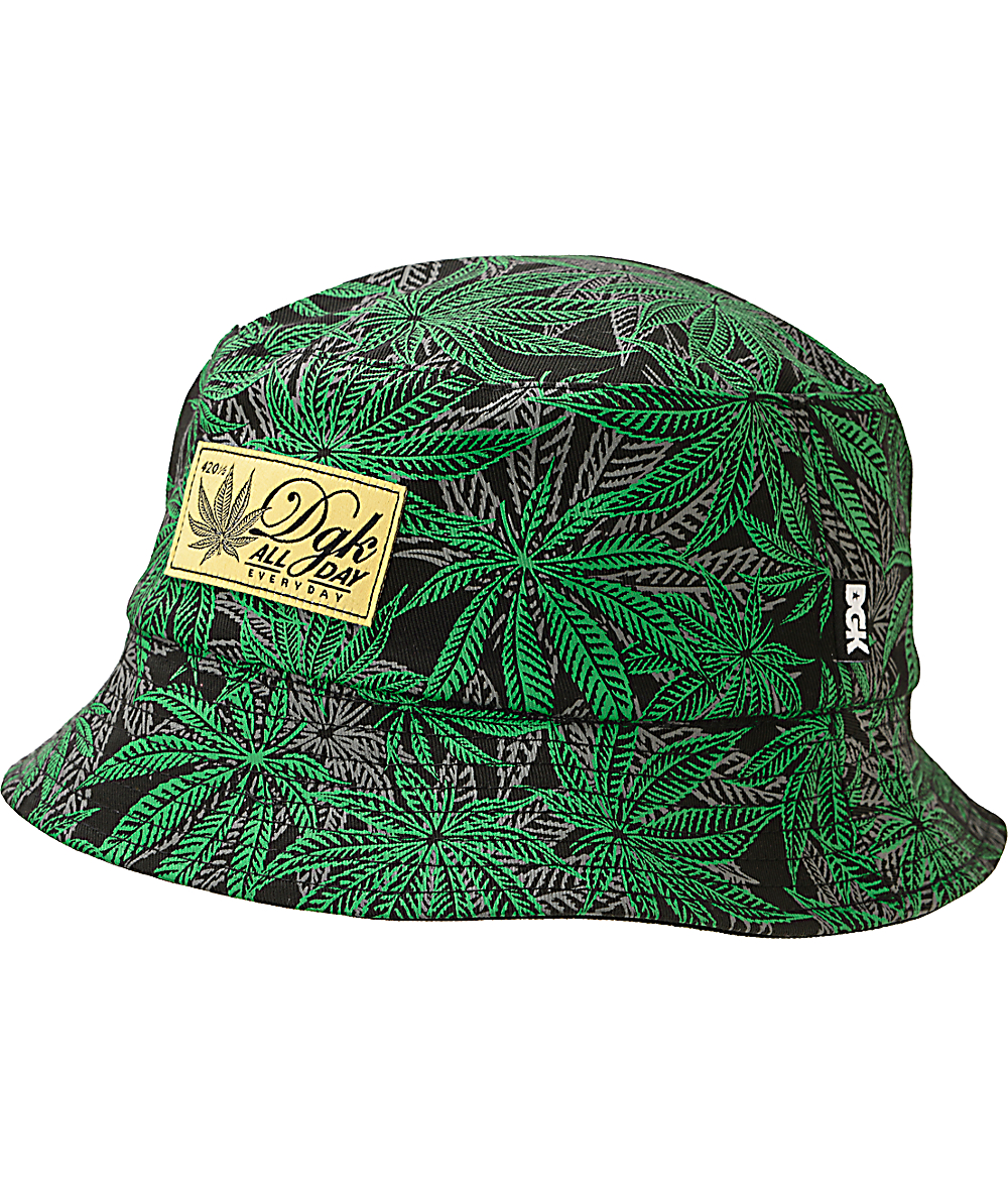 cannabis bucket hat