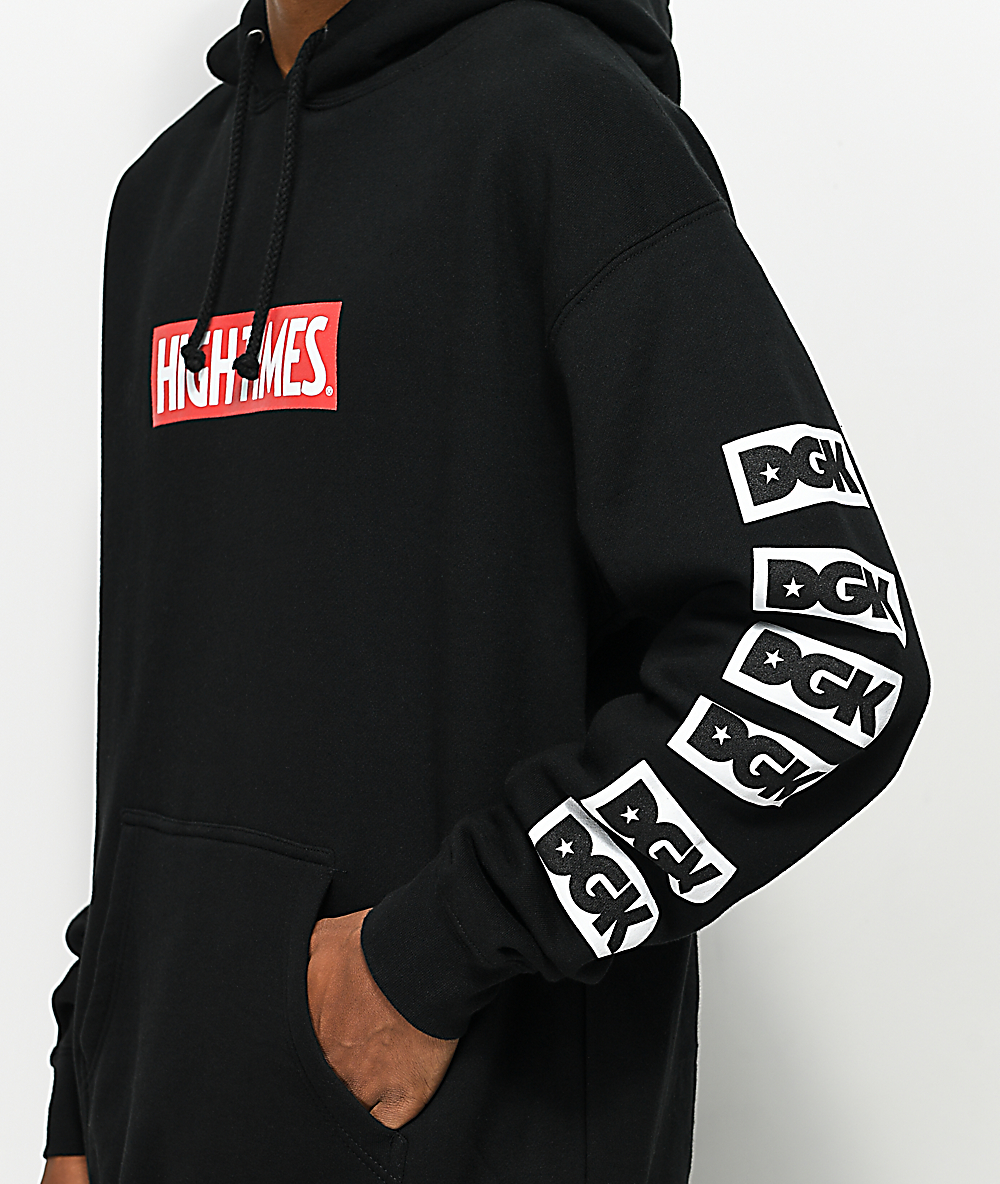 DGK x High Times Black Hoodie | Zumiez.ca