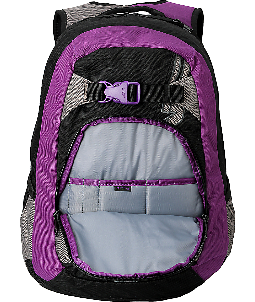 Dakine Explorer Purple Twill Skate Backpack | Zumiez