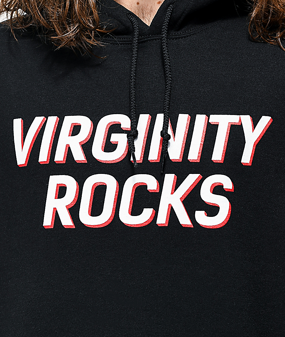 black virginity rocks hoodie