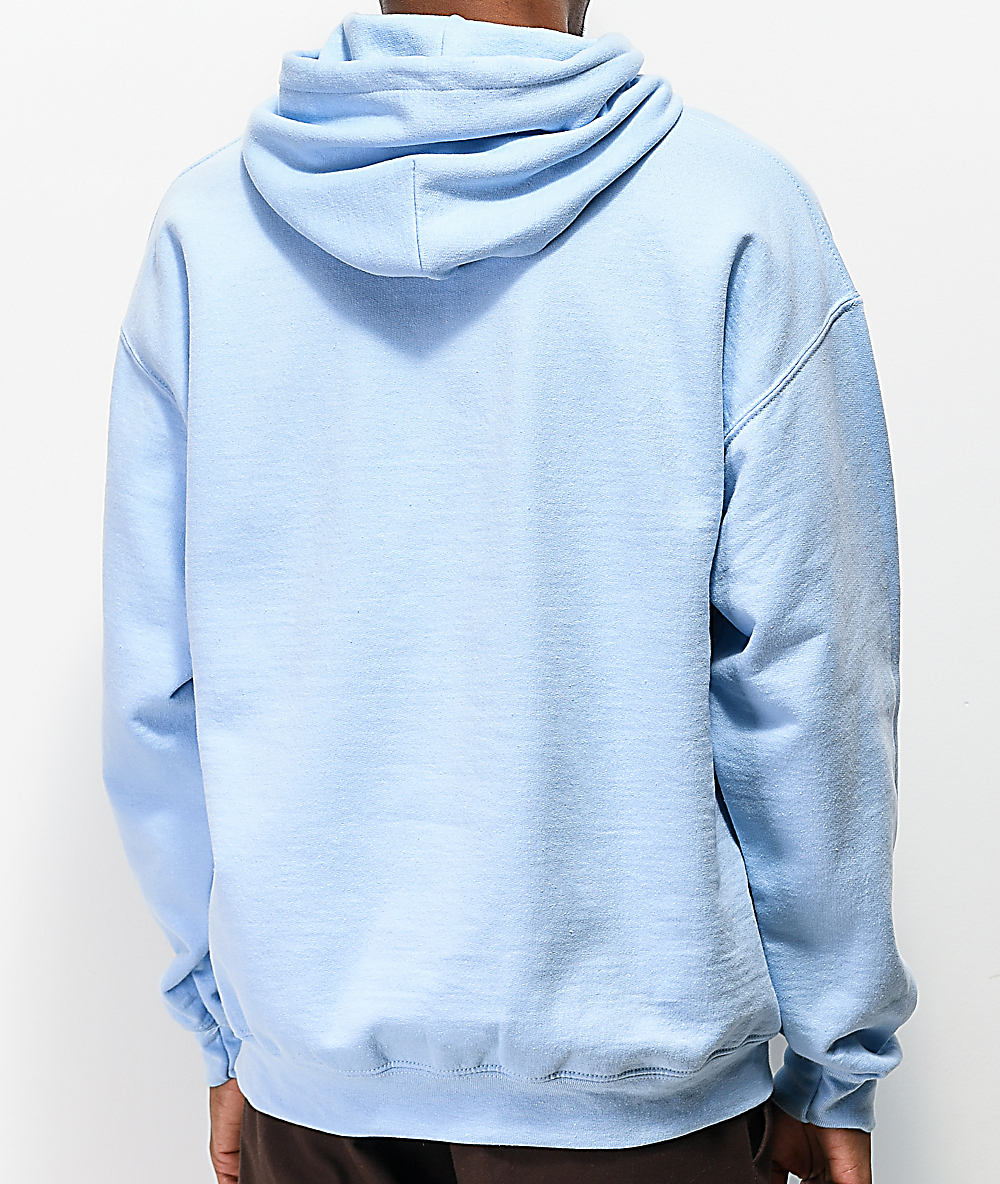 light blue hoodie mens