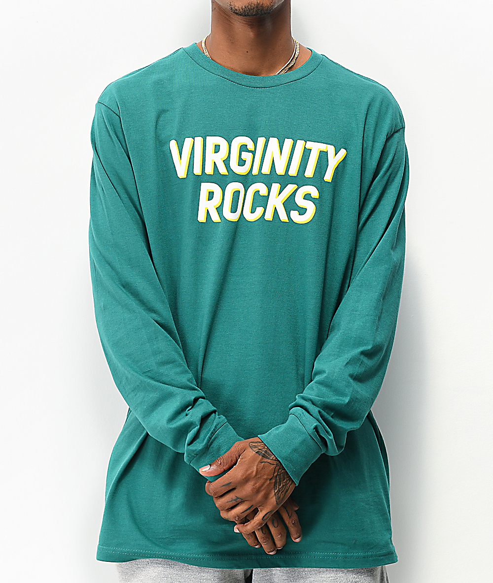 teal green sweatshirt