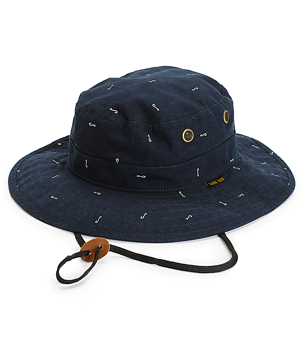 fish hook bucket hat