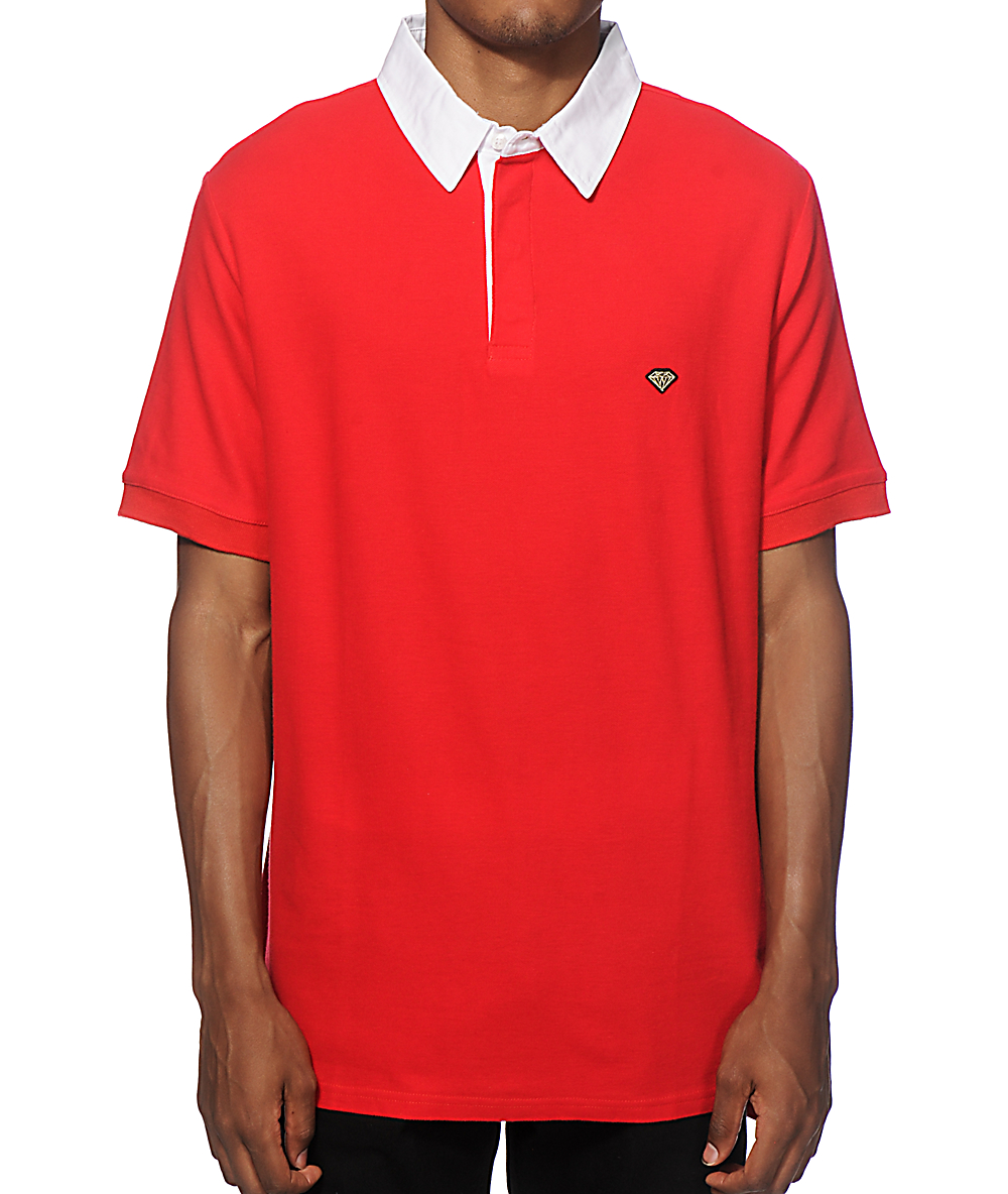 diamond supply co polo shirt