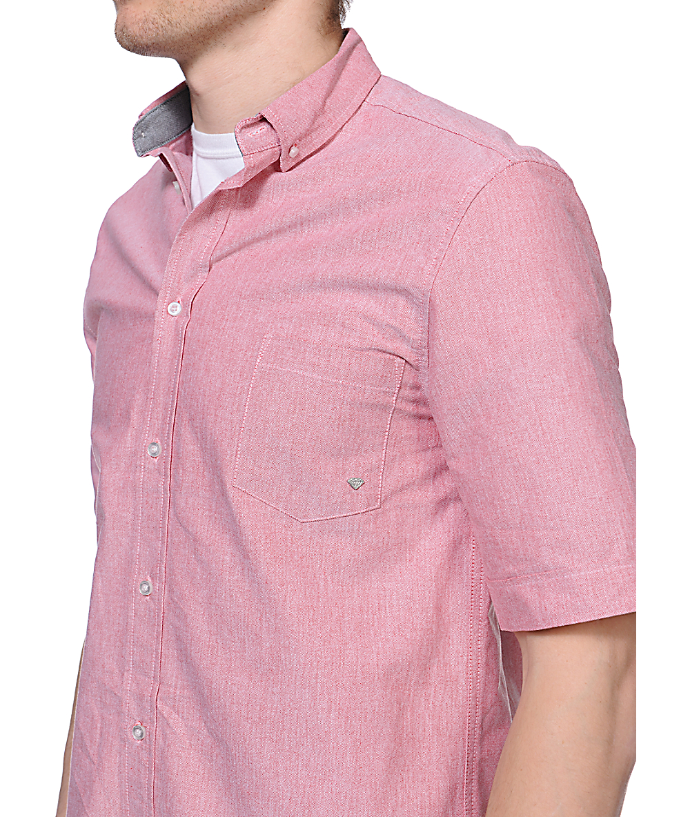 diamond supply co dress shirt