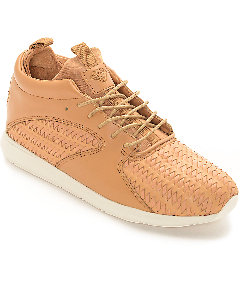Diamond Supply Co Mens Quest Mid Skateboarding Shoe