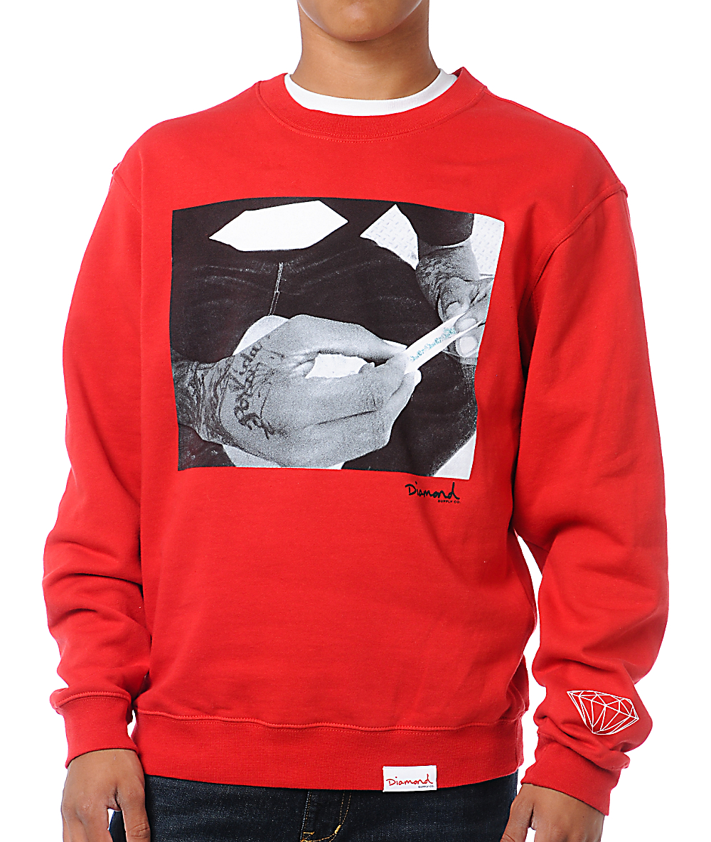 red diamond supply crewneck