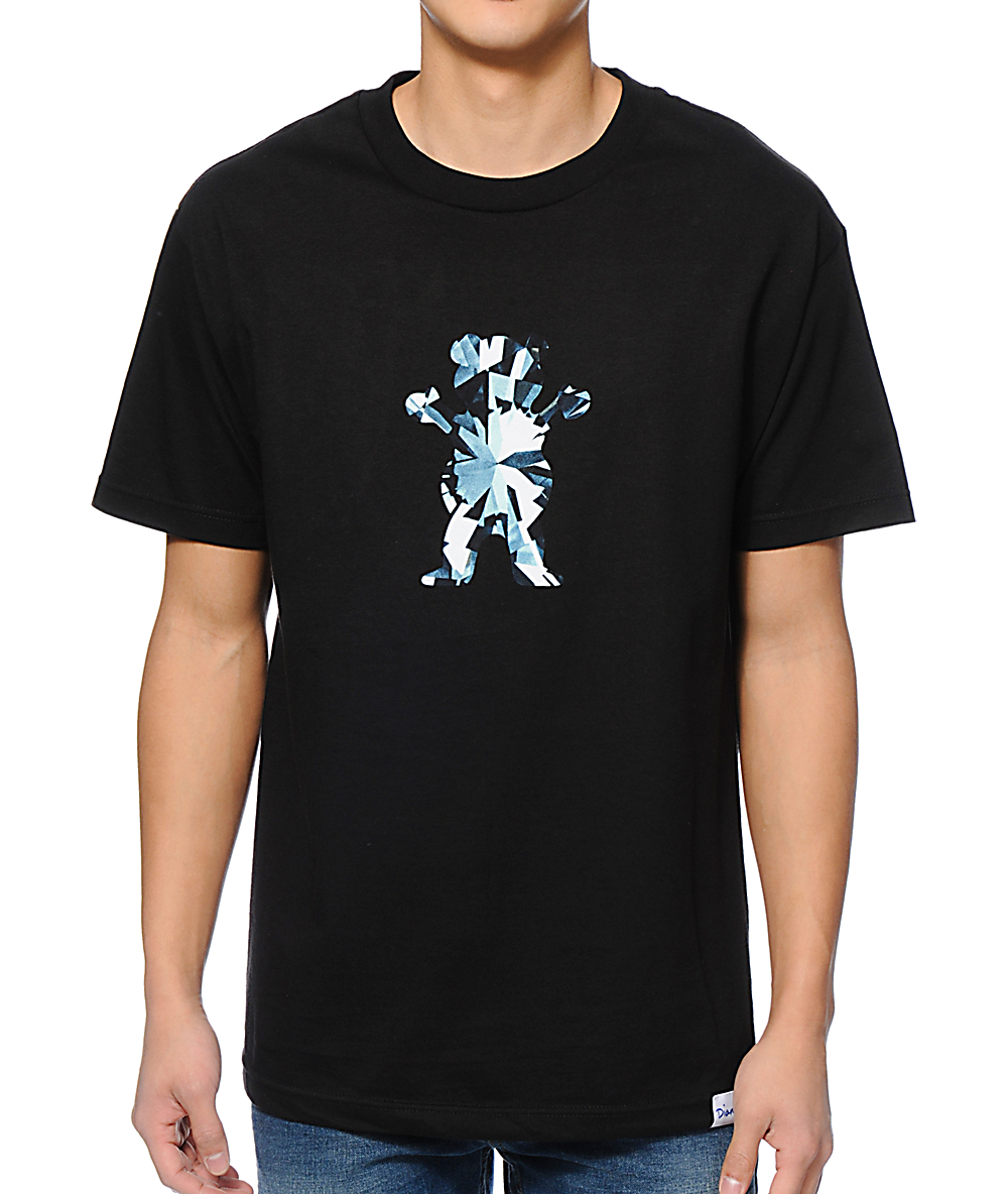 Diamond Supply Co x Grizzly Grip Tape Simplicity Bear Black T-Shirt ...