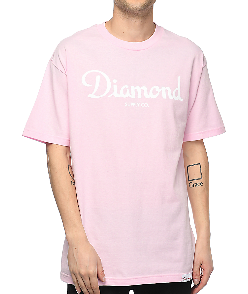 Diamond Supply Co. Champagne Sign Pink 
