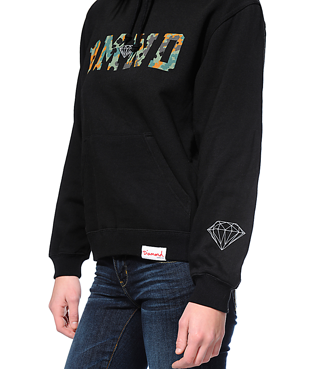 diamond supply co camo hoodie