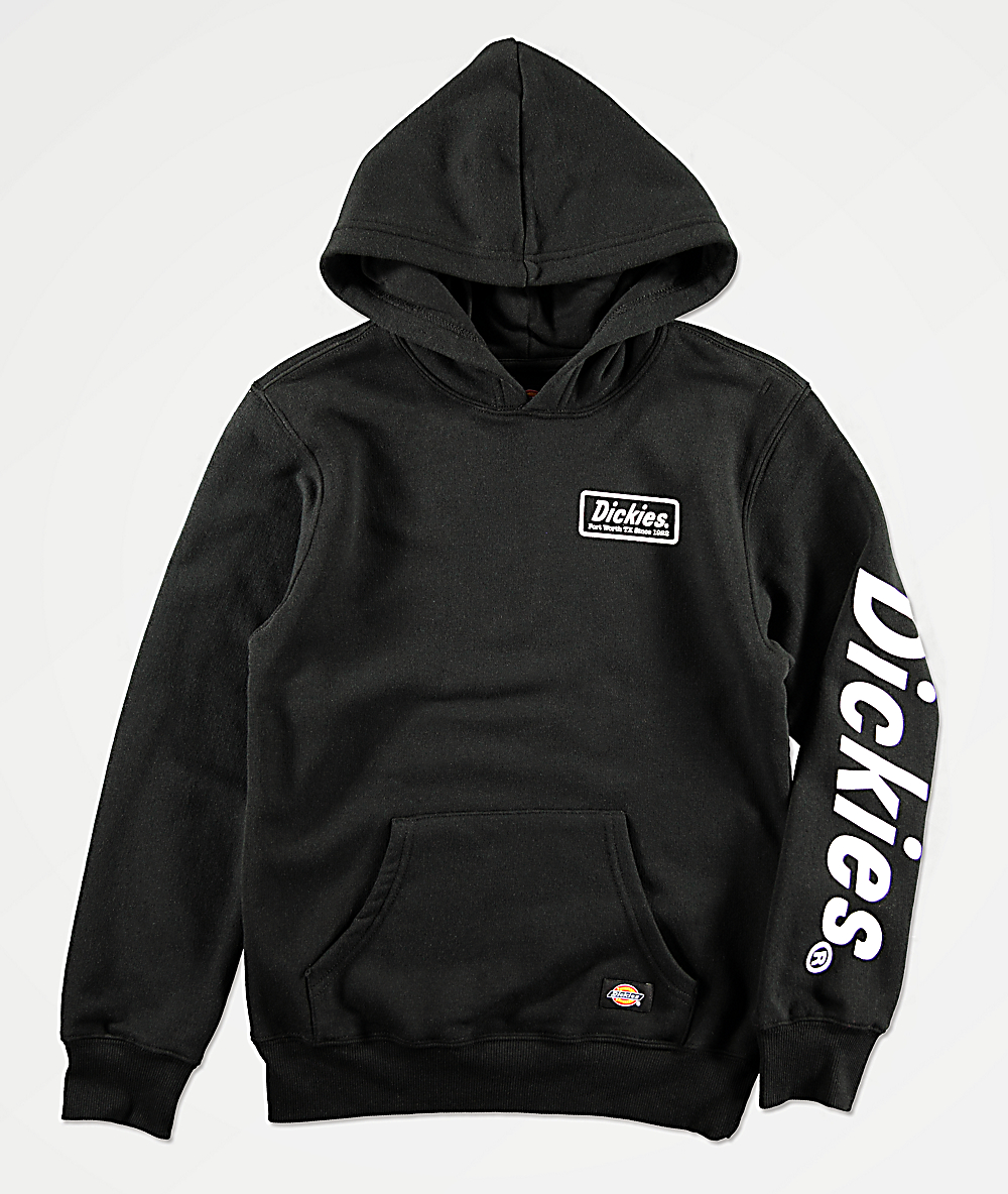 dickies hoodie black