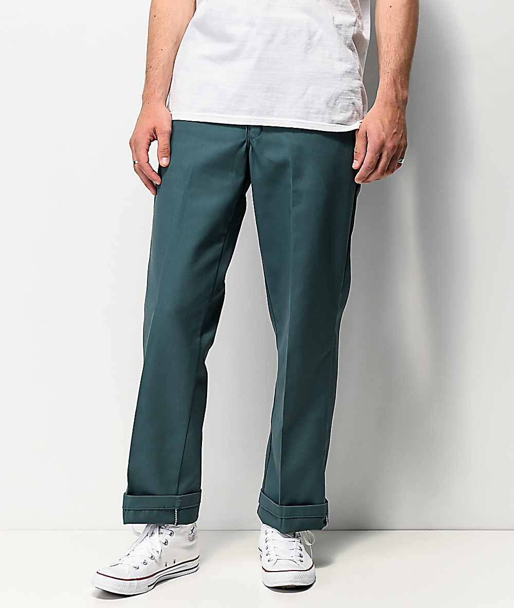 Dickies Regular Green Work Pants Zumiez