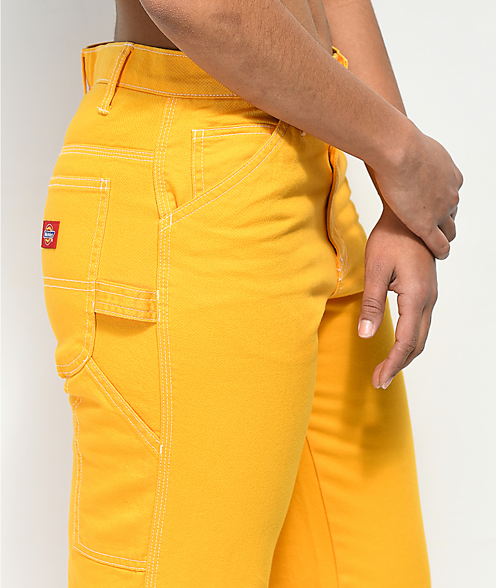 dickies yellow shorts