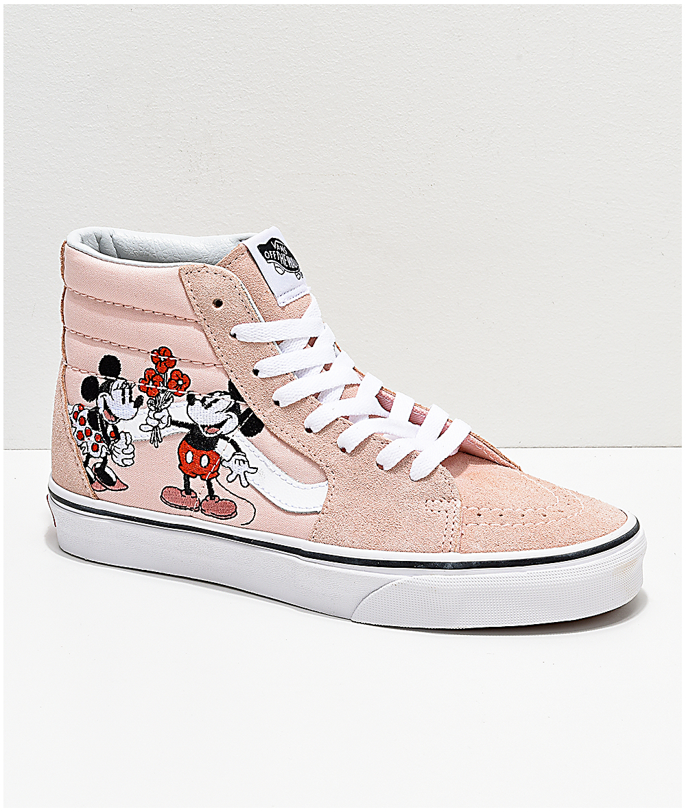 baby pink high top vans