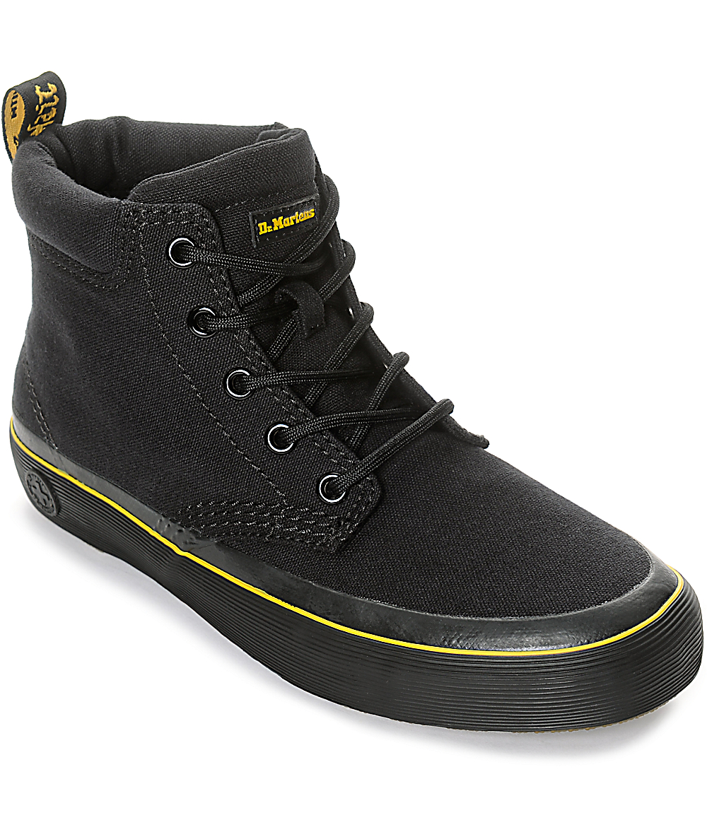 dr martens canvas high tops