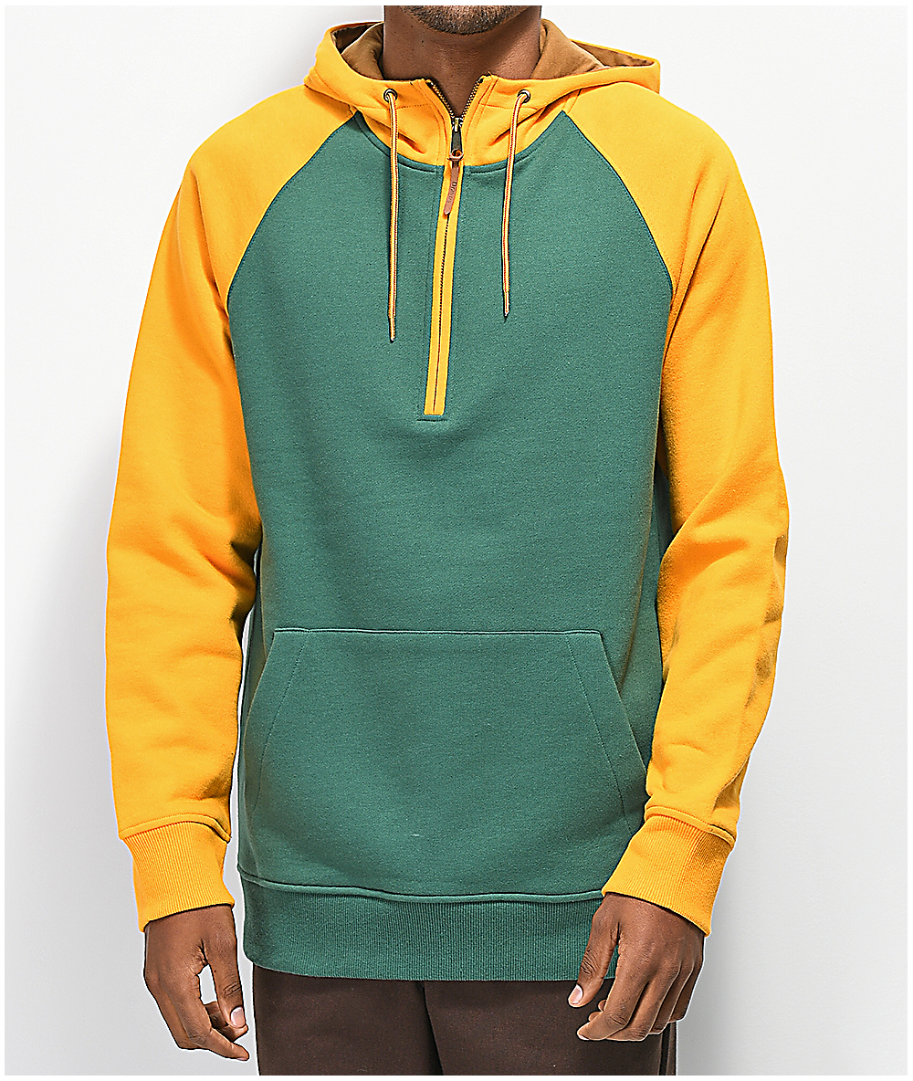 zumiez green hoodie