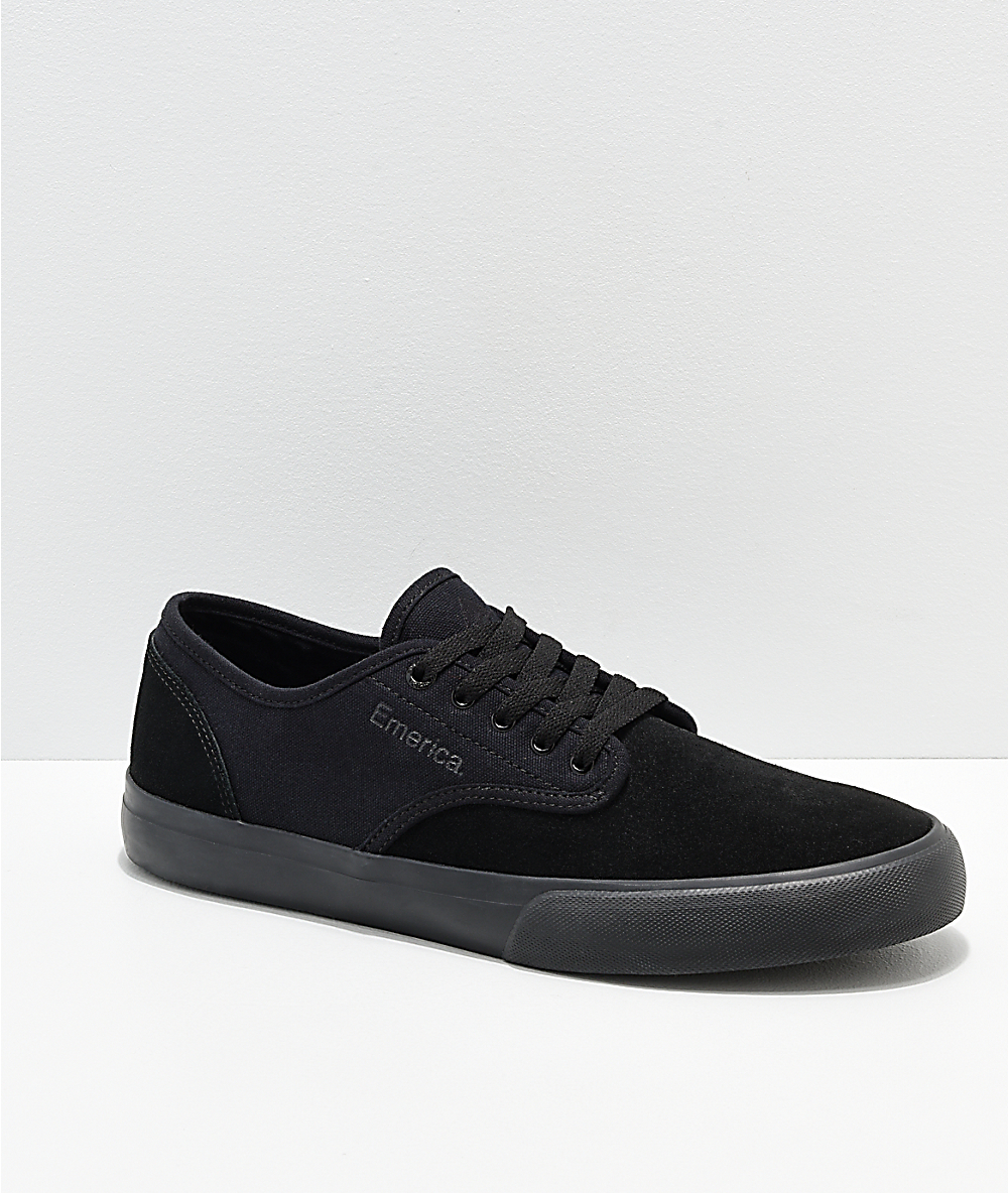 emerica black shoes