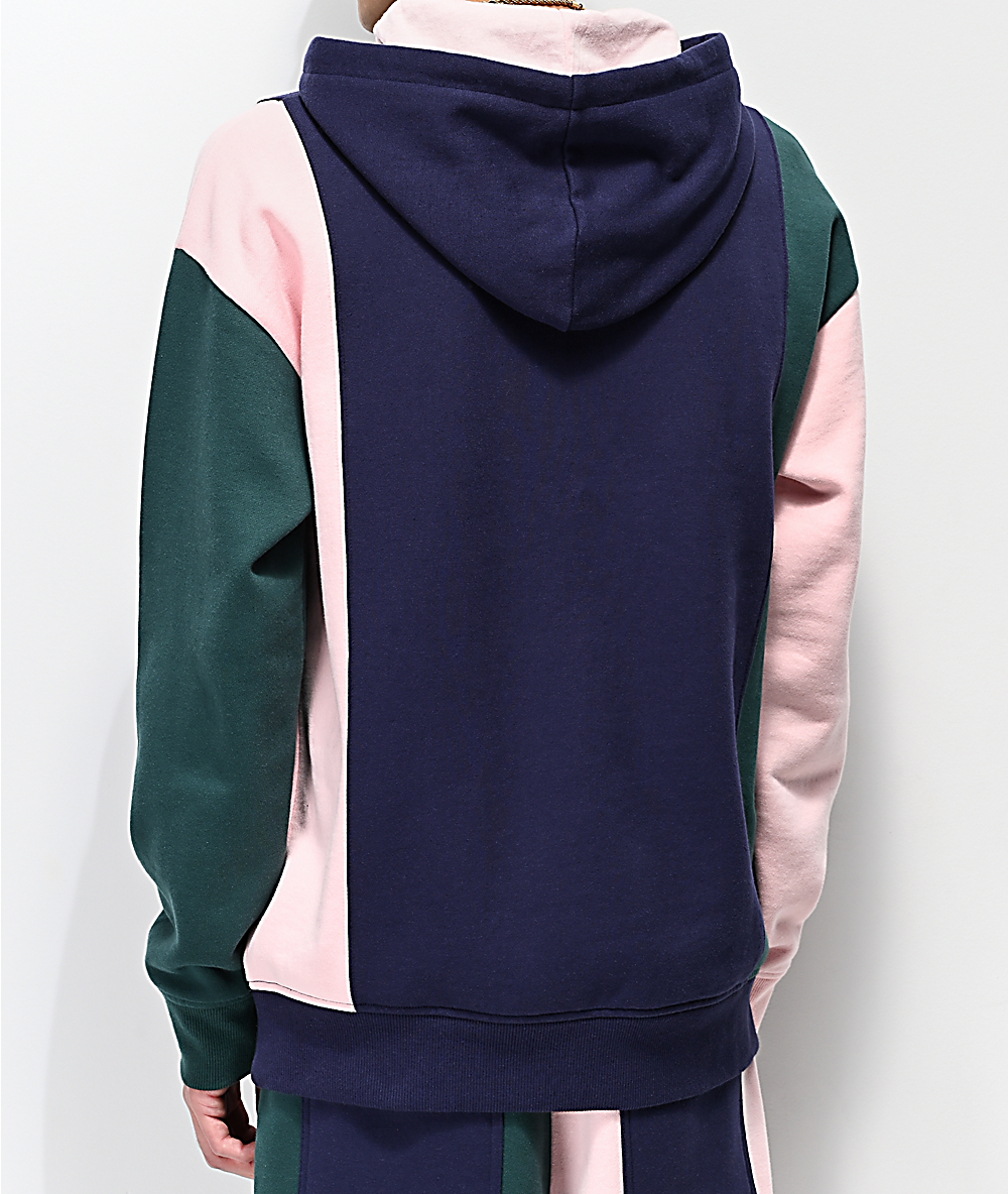 green pink sweatshirt