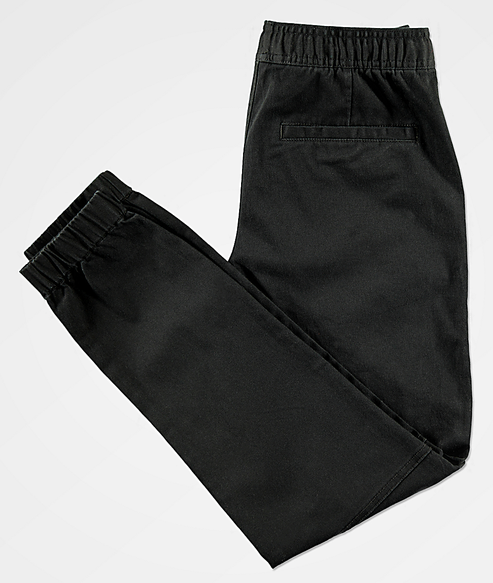 boys black jogger jeans