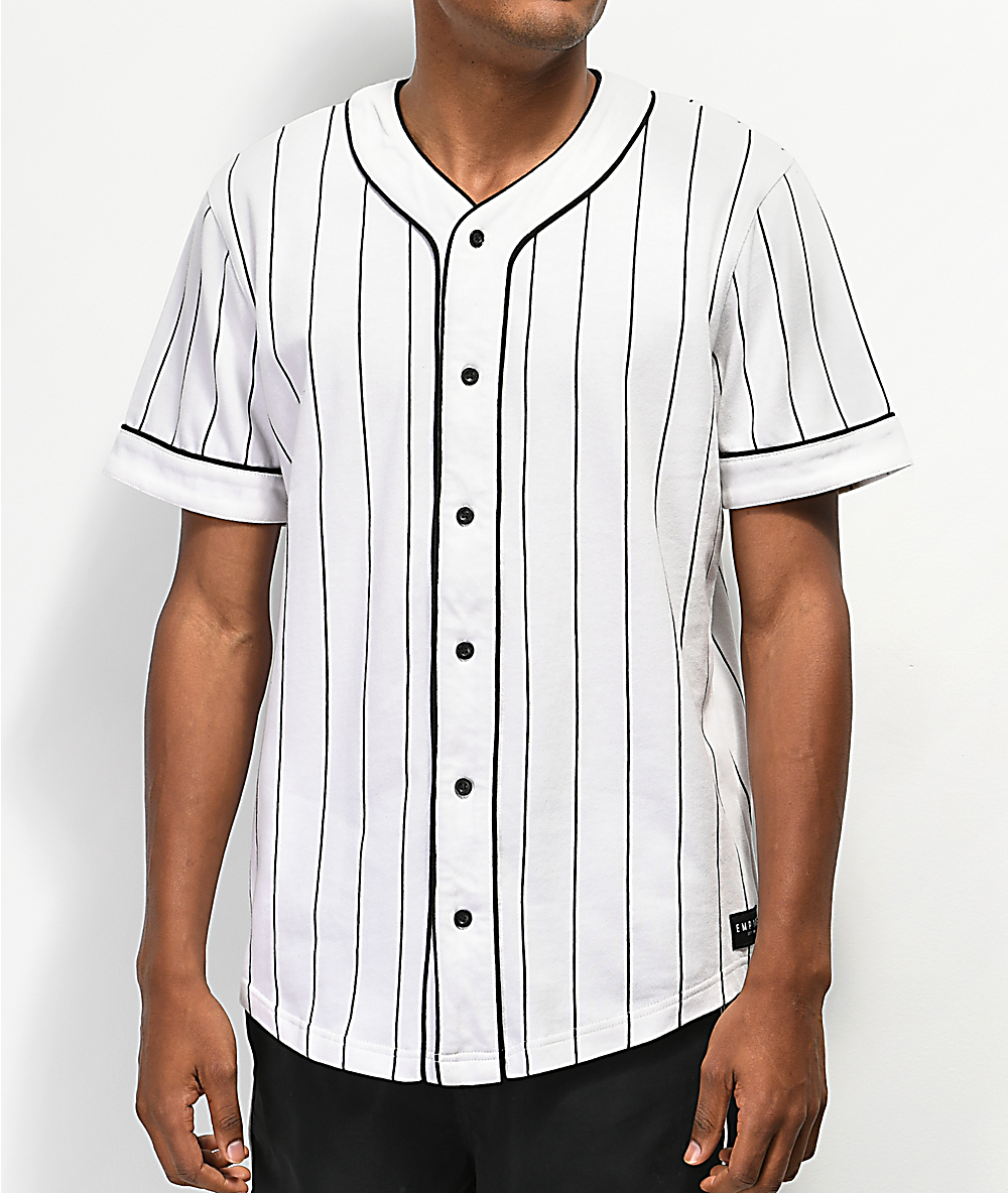 pinstripe baseball shirt