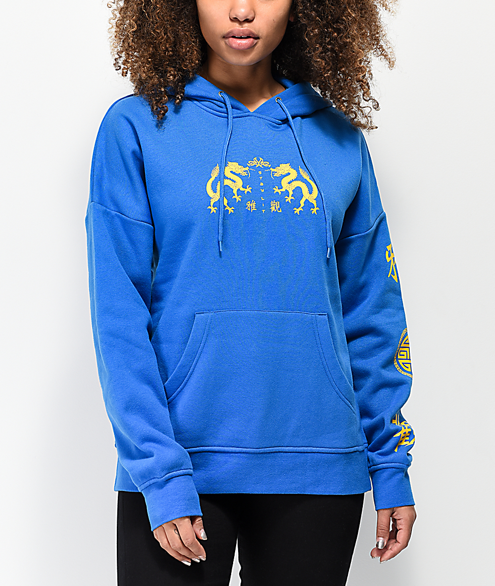 blue dragon hoodie