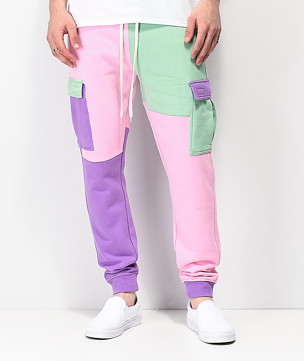 two color sweatpants