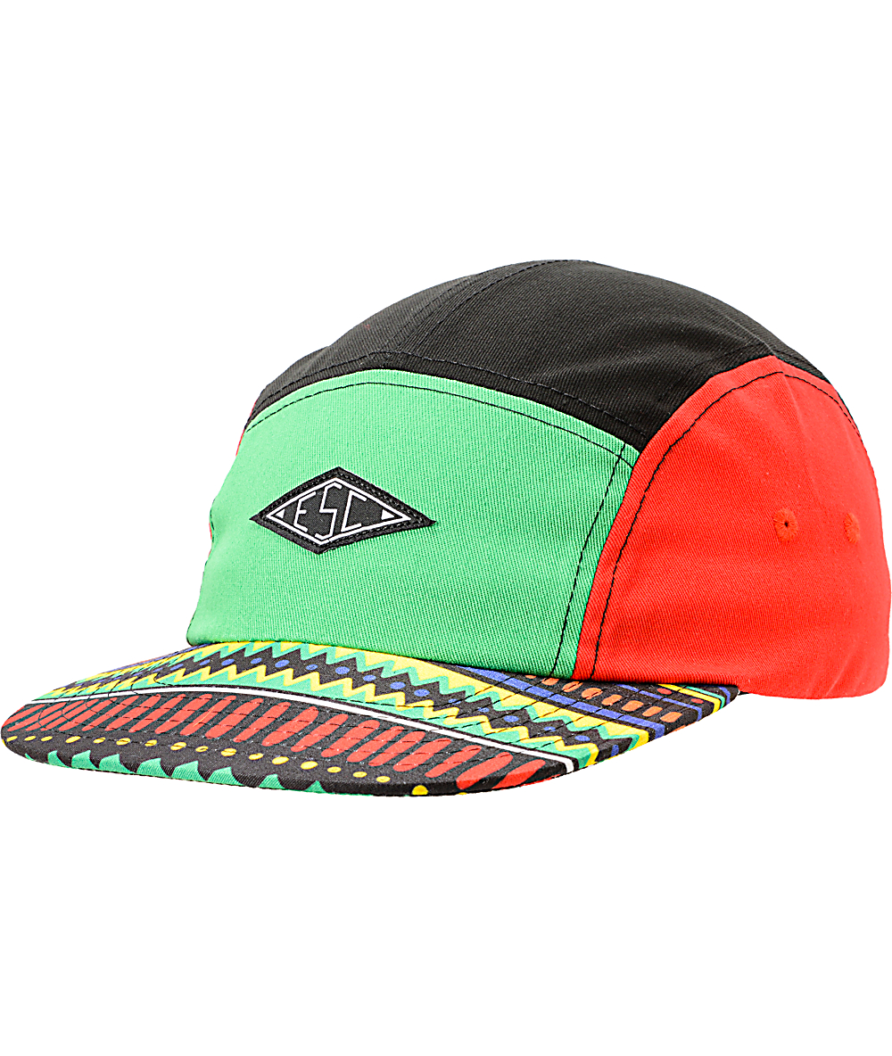 red and green hat