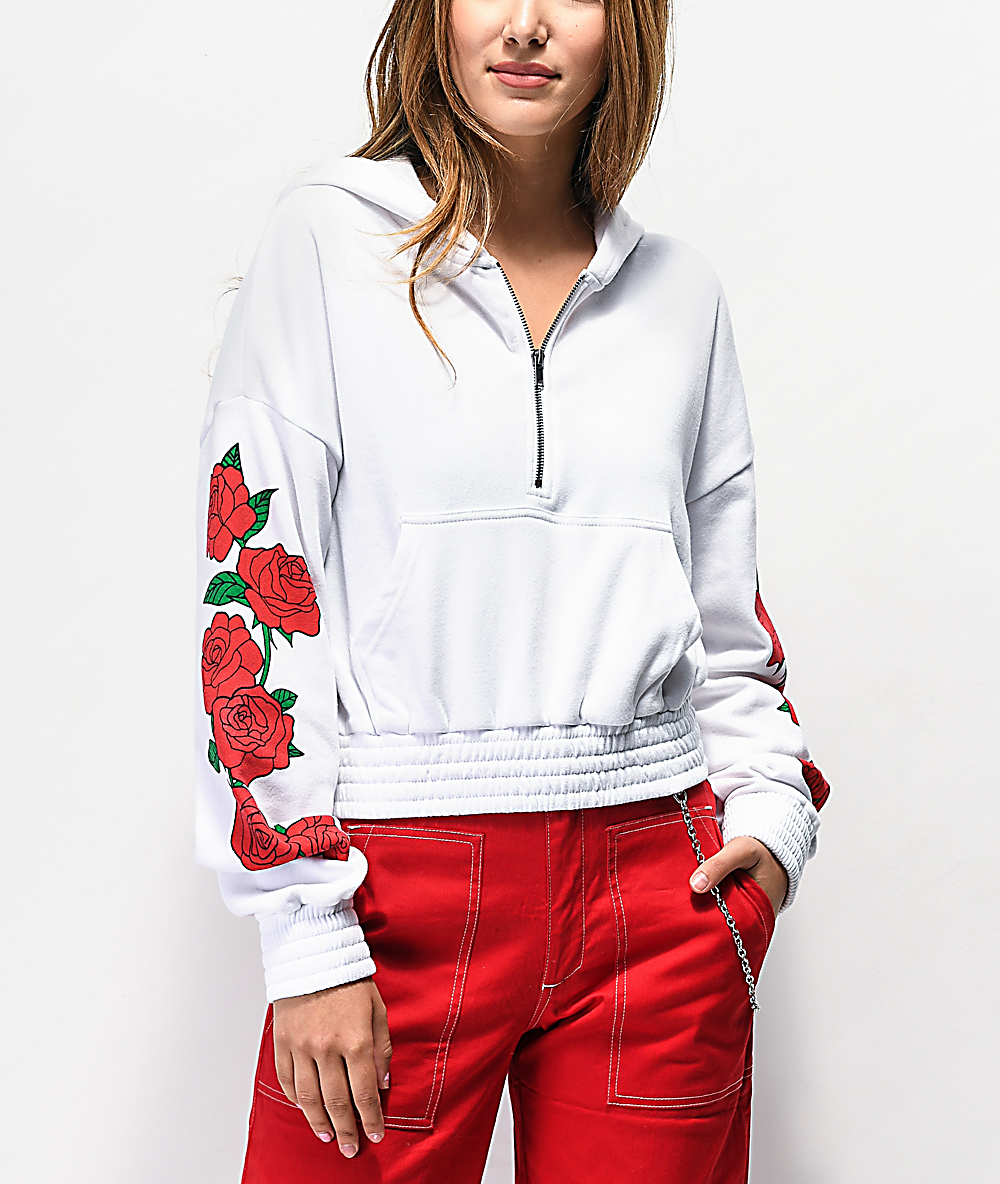 zumiez rose hoodie